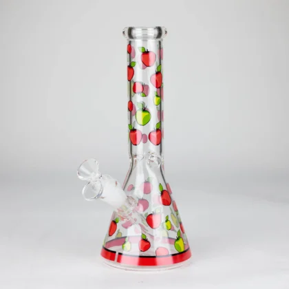 Glass Bong with Fruit Design