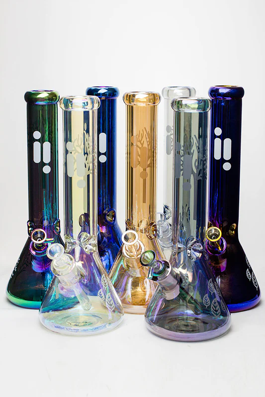 Infinity Tree of Life Metallic Glass Bong