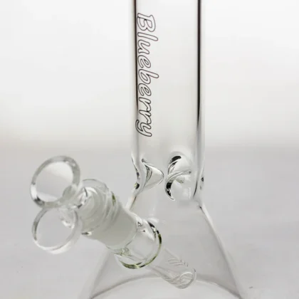 8" Blueberry Glass Beaker Water Bong