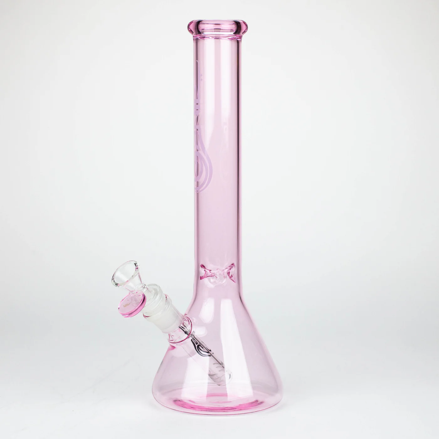 Genie 12" Color Tube Glass Water Bong - Image 3