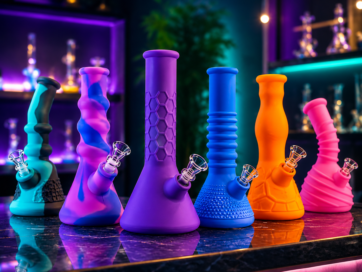 Silicone bongs