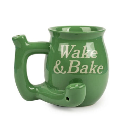 Ceramic Wake and Bake Mug Pipe
