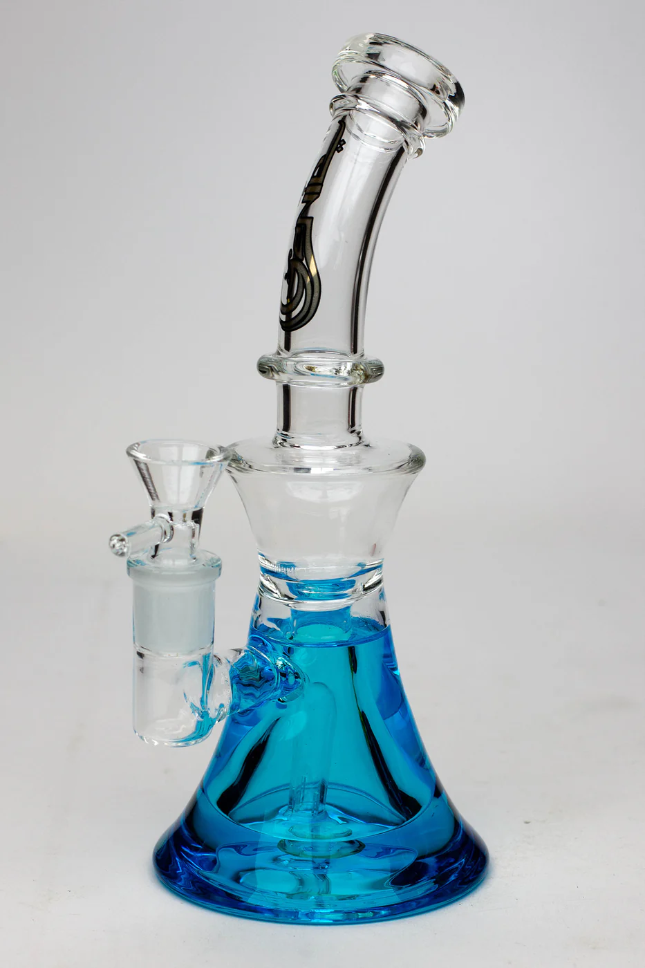 Genie Showerhead Glass Beaker Bong with Liquid Cooling Freezer - Image 6