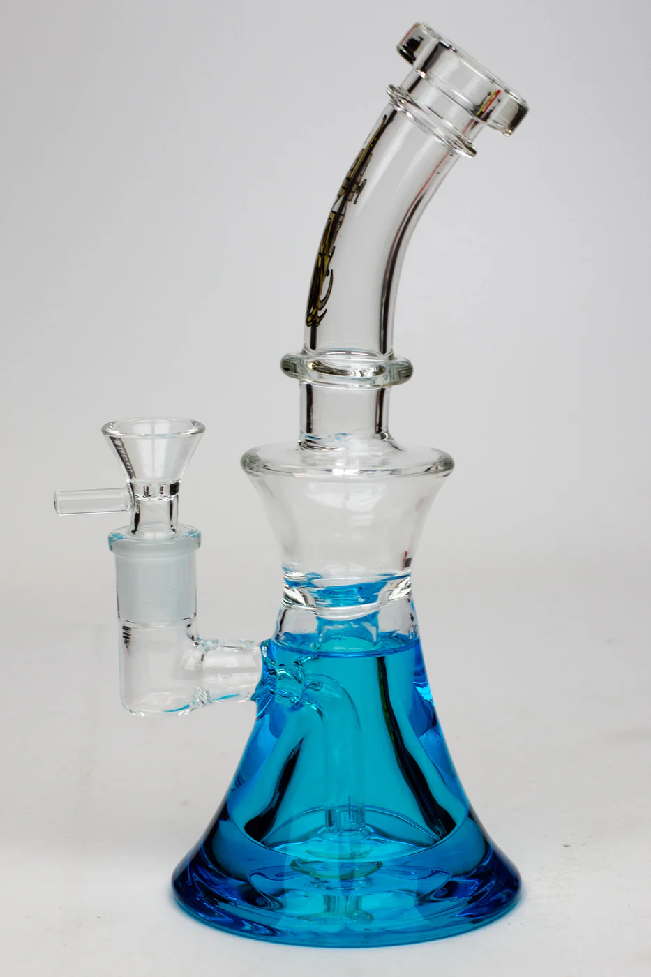 Genie Showerhead Glass Beaker Bong with Liquid Cooling Freezer - Image 9