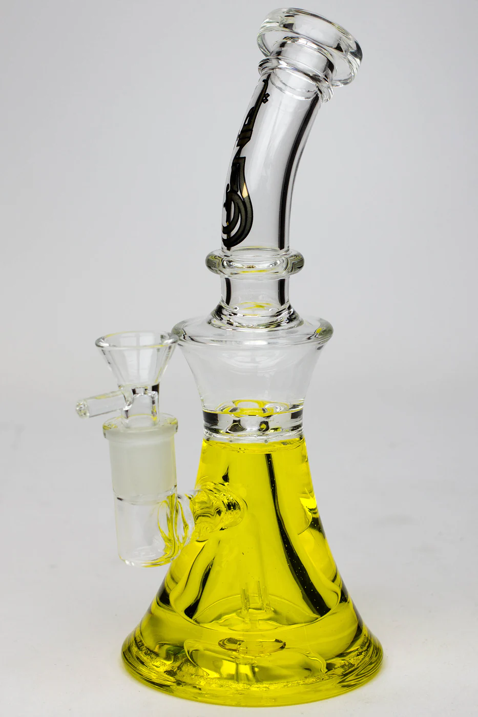 Genie Showerhead Glass Beaker Bong with Liquid Cooling Freezer - Image 4