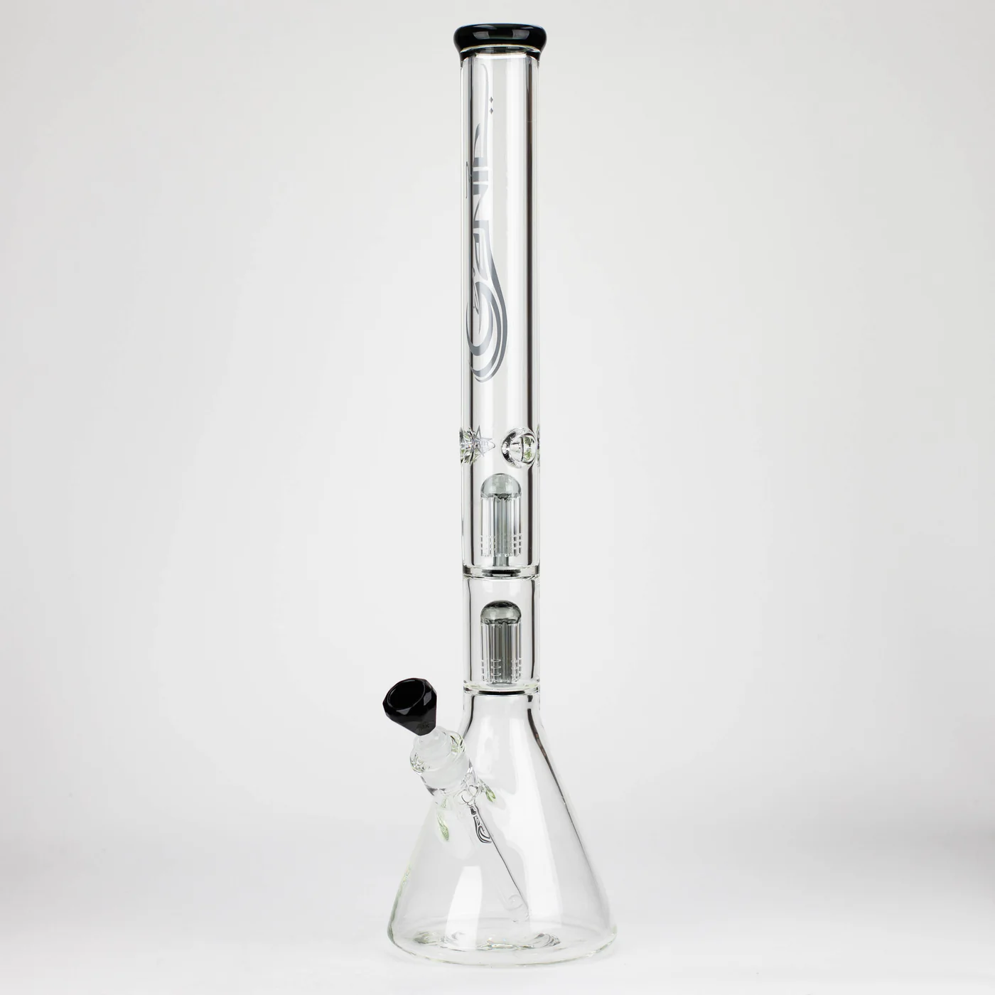 Genie 24-inch Dual 6-Arms 9mm Glass Water Beaker Bong - Image 14