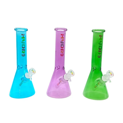 HYDRO 10" Colored Glass Beaker Bong