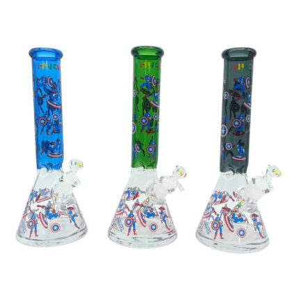 HYDRO 14" Beaker Super Heron Glass Bong
