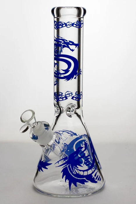 12" Dragon 9mm Thick Glass Beaker Bong