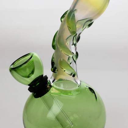 5.5" Changing Color Glass Water Bong