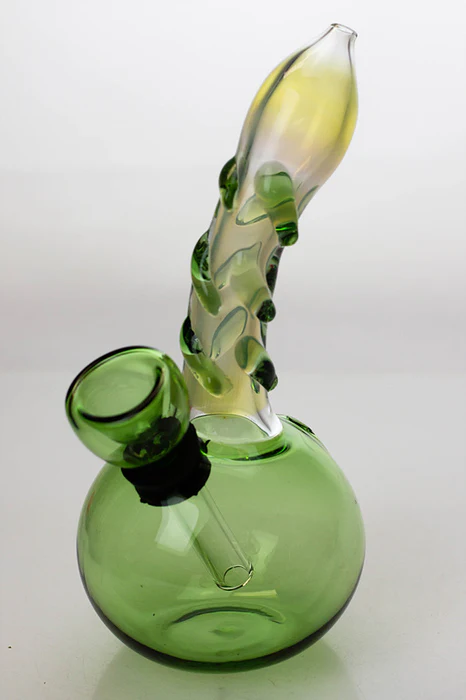 5.5" Changing Color Glass Water Bong - Image 2