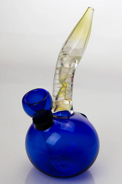 5.5" Changing Color Glass Water Bong - Image 3