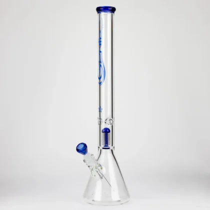 Genie 24" 9mm Single Percolator Glass Water Bong