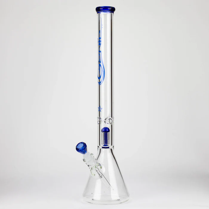 Genie 24" 9mm Single Percolator Glass Water Bong