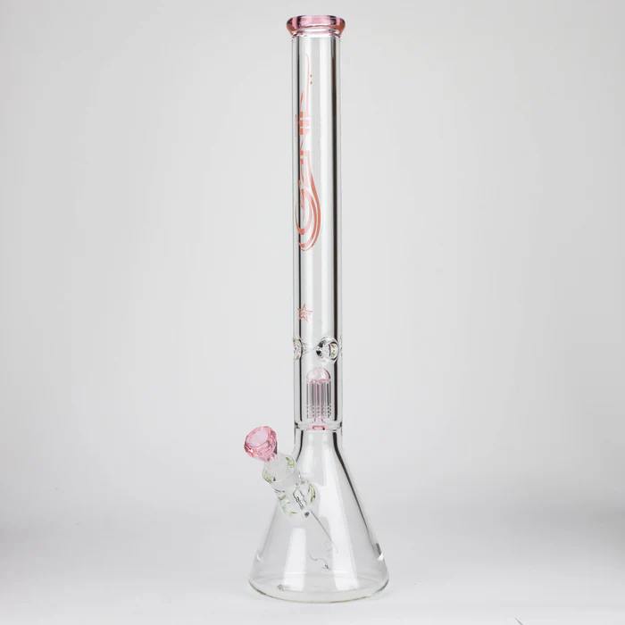 Genie 24" 9mm Single Percolator Glass Water Bong - Image 4
