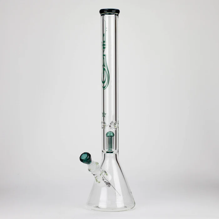 Genie 24" 9mm Single Percolator Glass Water Bong - Image 5