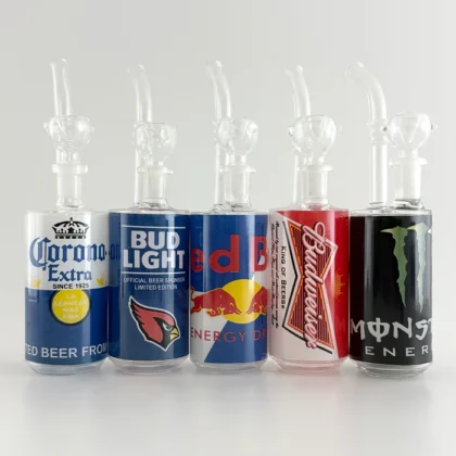 8" Soda Can Water Pipe