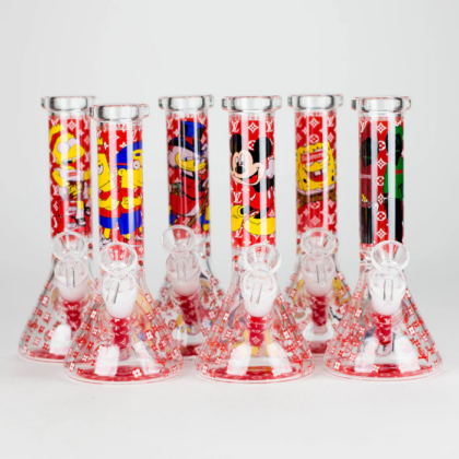 7.5" Glow-in-the-Dark Cartoon Beaker Bong