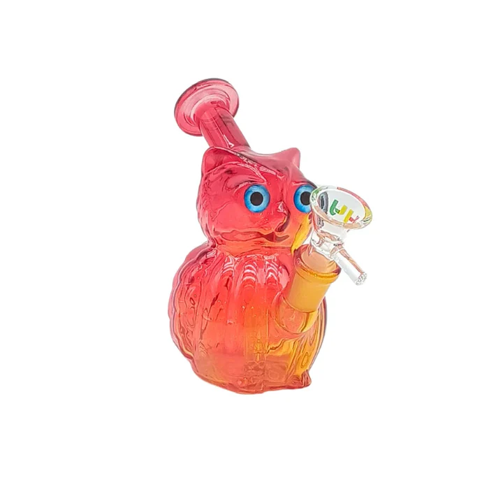 HYDRO 4.5" Owl Shape Color Glass Mini Rig - Image 10