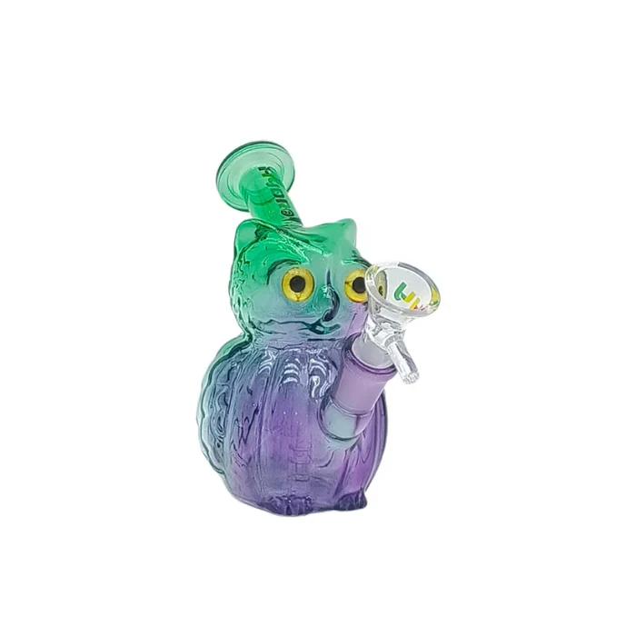 HYDRO 4.5" Owl Shape Color Glass Mini Rig - Image 4