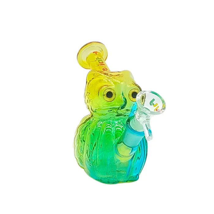 HYDRO 4.5" Owl Shape Color Glass Mini Rig - Image 6