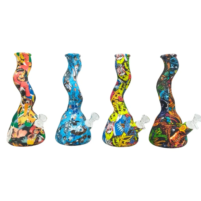 Owl-Shaped Novelty Silicone Bong