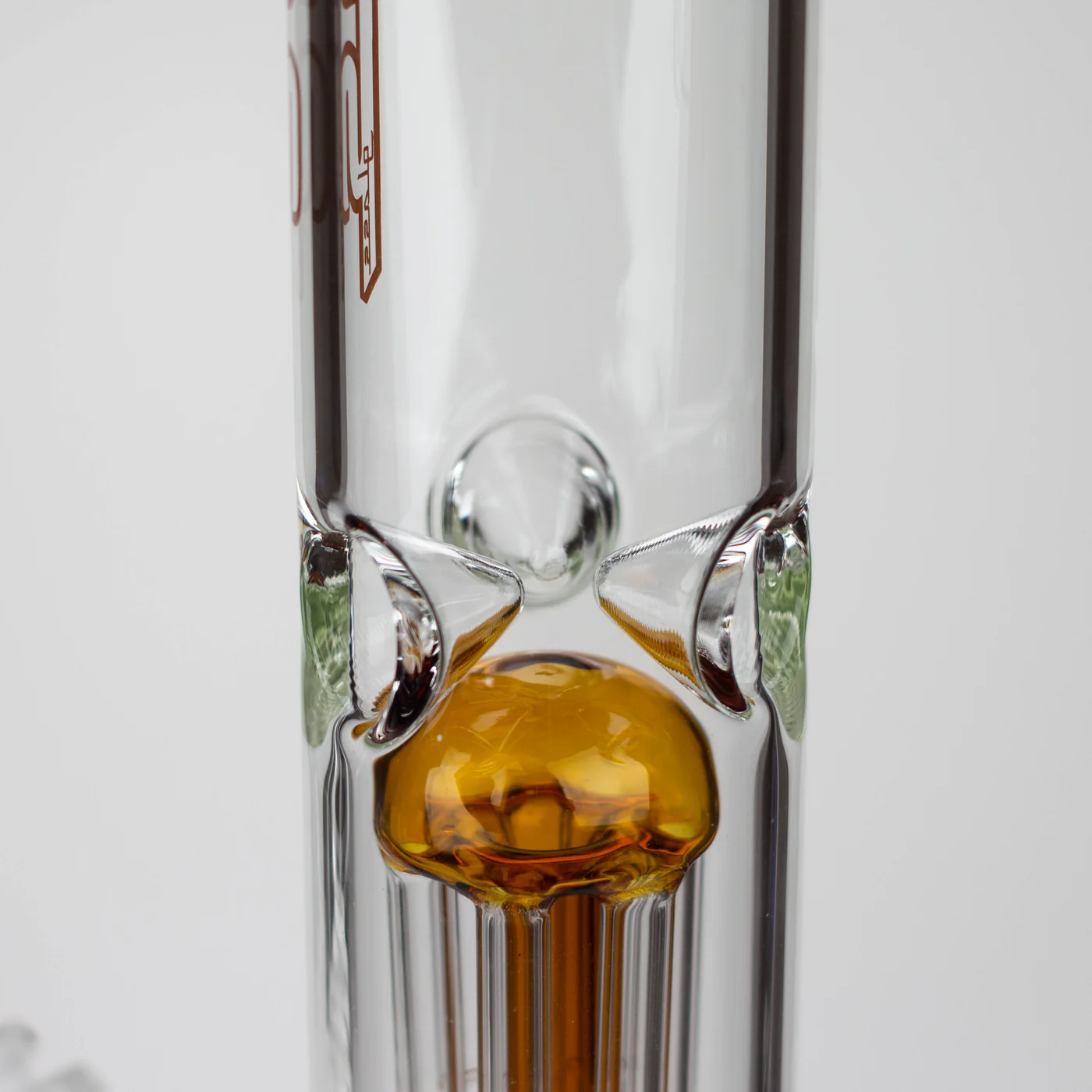 Glass Beaker Color Bong with Tree Percolator - Image 3