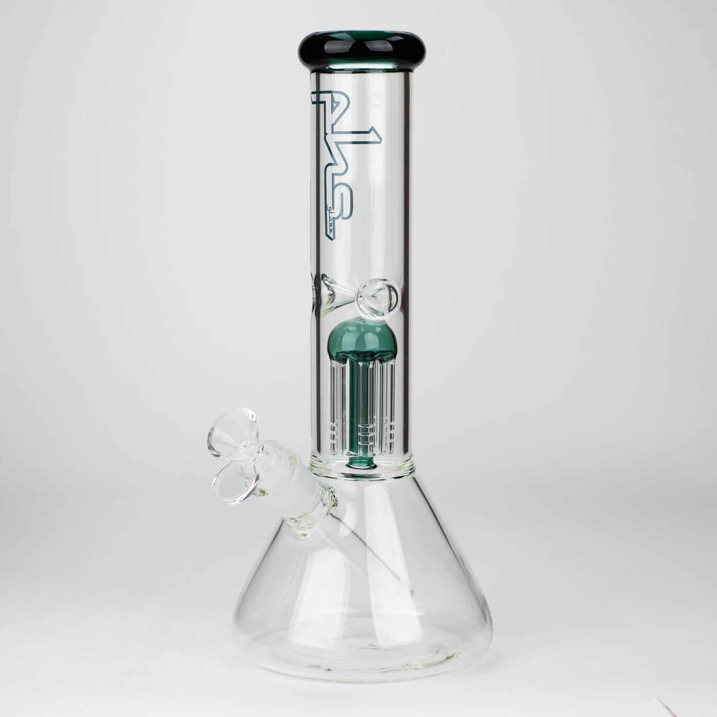 Glass Beaker Color Bong with Tree Percolator - Image 10