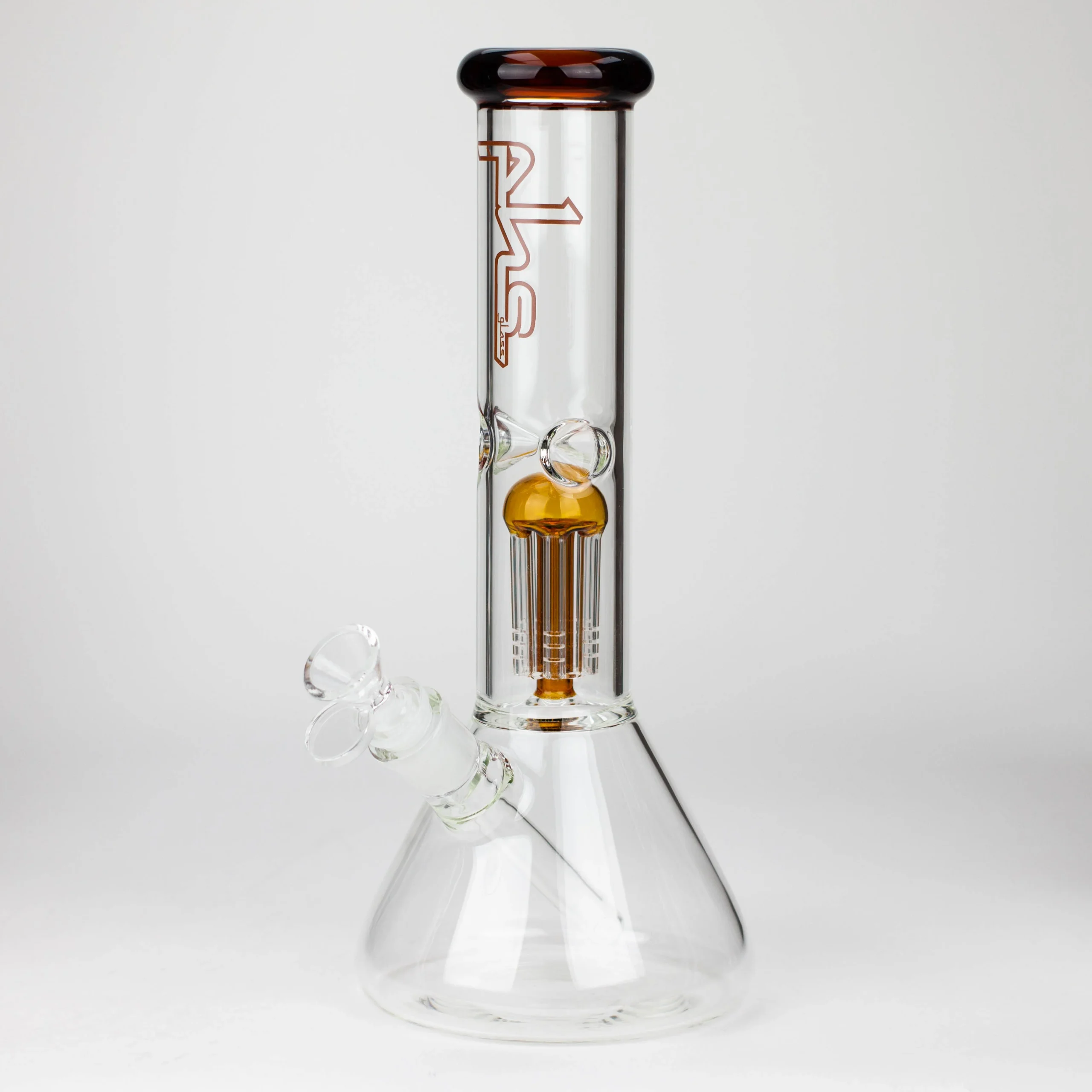 Glass Beaker Color Bong with Tree Percolator - Image 11